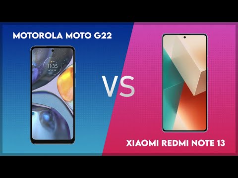 Motorola Moto G22 vs Xiaomi Redmi Note 13 Technical Comparison