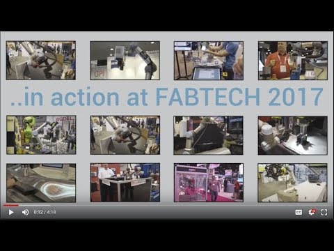 Ukážka aplikácii na výstave FABTECH, Chicago 2017