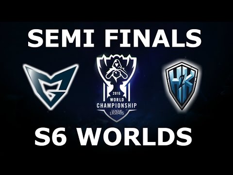 SSG vs H2K - Semi Finals Full Series S6 LoL eSports World Championship 2016! Samsung vs H2K