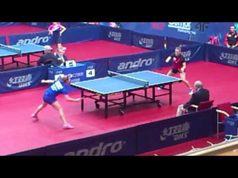 Table Tennis Pro Tour Warsaw October 2015 Natalia Partyka vs Anamaria Sebe