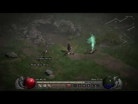 Diablo 2 Resurrected Sorceress Get to the Burial Grounds for Blood Raven Quest