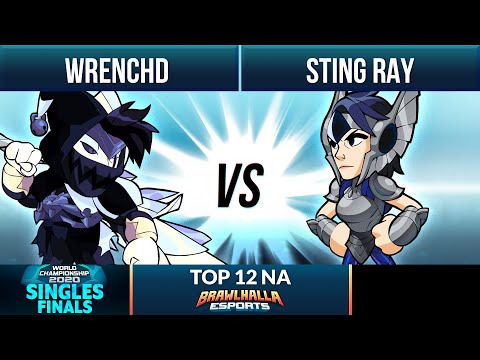 Wrenchd vs Sting Ray - Top 12 - Brawlhalla World Championship 2020 - 1v1 NA