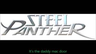 Steel Panther: Goin' in the backdoor [Lyric Video HD/HQ]