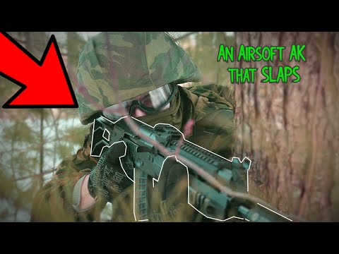 Airsoft AK Destroys entire team! (This thing SLAPS)