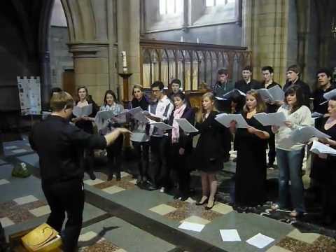 Durham University Chamber Choir sing Ave Maris Stella by Edvard Grieg