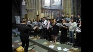 Durham University Chamber Choir sing Ave Maris Stella by Edvard Grieg