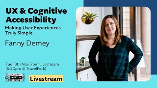 UX & Cognitive Accessibility - EdinburghJS - November 2025