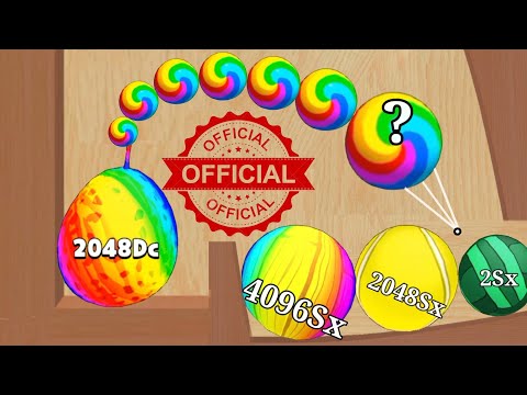 Satisfying Mobile Game / Blob Merge 3d vs merge ball run 2048 Level Up Gameplay Walkthrough Mobile