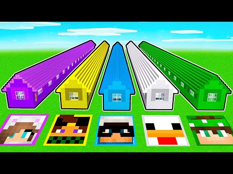HO TROVATO LE CASE LUNGHE DEGLI YOUTUBERS! - MINECRAFT