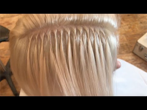 Platinum Pixie to Bob with Great Lengths Hair...