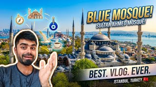 Inside Istanbul’s BLUE MOSQUE 🇹🇷 | Sultanahmet Mosque Tour | Turkey Vlog