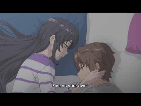 4K || MAI SAN REALLY LOVES SAKUTA || SHE IS HELPING SAKUTA || RASCAL DOES NOT DREAM OF KNAPSACK KID