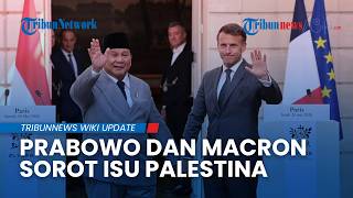 PRABOWO DAN MACRON SEPAKAT Dorong Perdamaian Palestina Lewat Solusi Dua Negara
