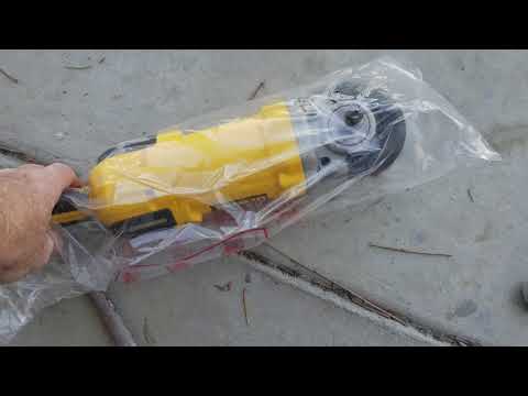 DeWalt dwp849x Automotive polished buffer unboxing what's in the box
