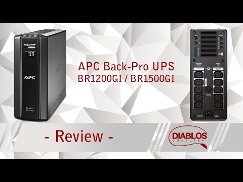 UPS APC Back-UPS Pro 1500VA (BR1500GI) video