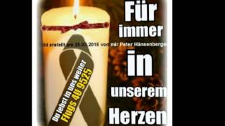 In Gedanken an Flugopfer 4U 9525