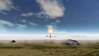 preview picture of video 'Atomic blast with sound...produced with Lightwave 3D, Turbulence FD , Camtasia and Goldwave.'