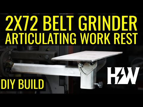 DIY - 2x72 Belt Grinder Work Rest - BUILD