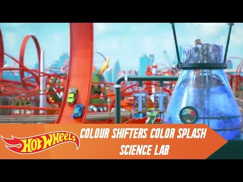 Hot Wheels Color Shifters Color Splash Science Lab Playset