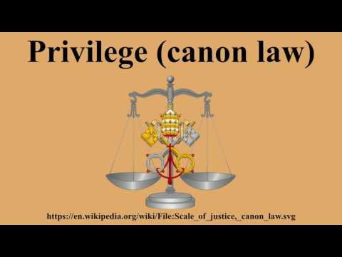 Privilege (canon law)