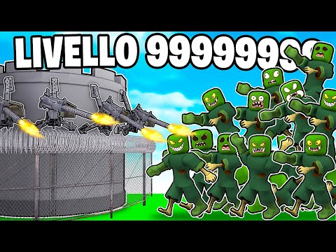 HO COSTRUITO UN BUNKER LIVELLO 999.999.999 CONTRO GLI ZOMBIE! - ROBLOX