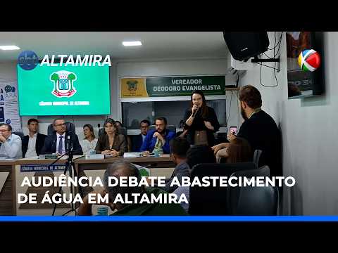 Concessionária é cobrada durante audiência pública em Altamira (PA) | SBT Altamira