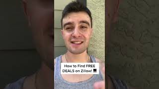 How to Find FREE DEALS on Zillow! 💻 - Wholesaling Real Estate #shorts