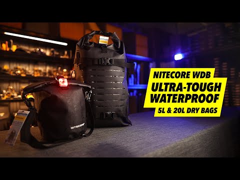 Nitecore Waterproof Drybag WDB05 & WDB20 (First Look) - 500D TPU Composite Fabrics!