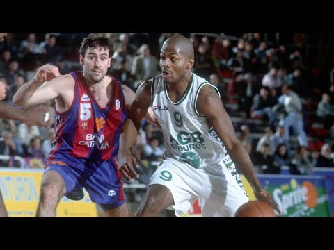 Liga ACB: FC Barcelona - AGB Huesca 17-3-1996 (Parte 1/2)