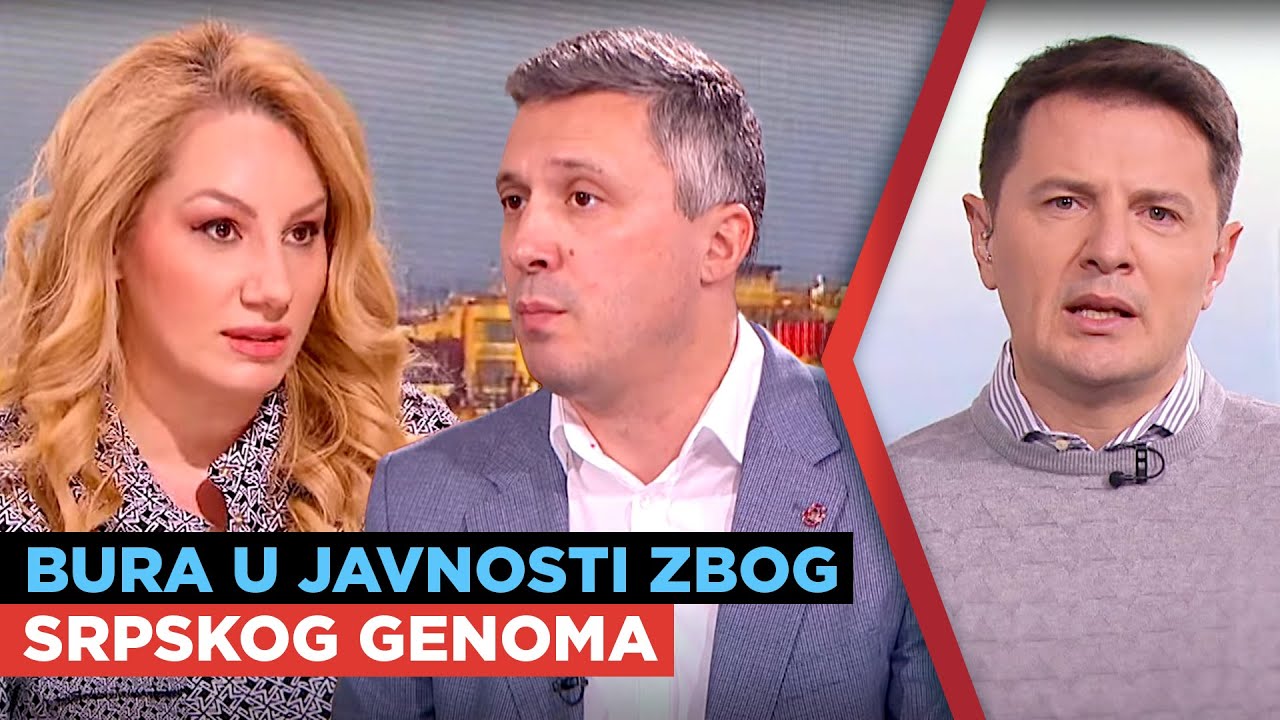 Bura u javnosti zbog "srpskog genoma" | Sandra Jovanović i Boško Obradović | URANAK1
