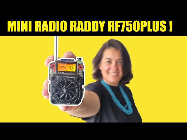 Vídeo relacionado con Raddy RF750 Radio Portátil de Onda Corta Pequeña Radio Am/FM/SW Radio Digital Retro Recargable Funciona con Batería con Tarjeta TF Bluetooth Reproductor de Música 6 Modos EQ Antena Externa