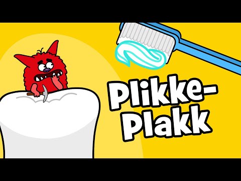 Tannpuss-sangen for barn - Plikke Plakk & Tannbørsten | Hurra Barnesanger