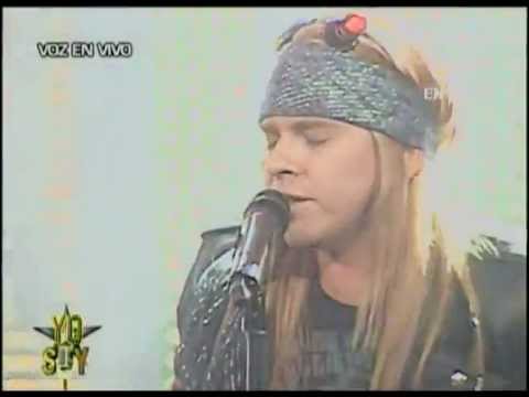 Axl Rose Peruano (Cesar Osorio) Canta Sweet child o'mine de Guns N' Roses YO SOY PERU HD
