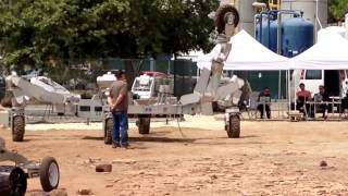 preview picture of video 'Testing ATHLETE Rover Model at JPL'