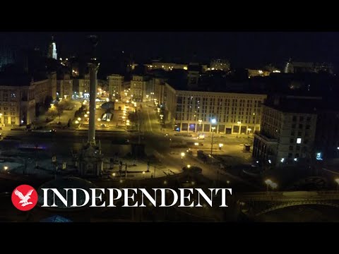 Live: View of Kyiv’s Independence Square on first anniversary of Russian invasion of Ukraine
