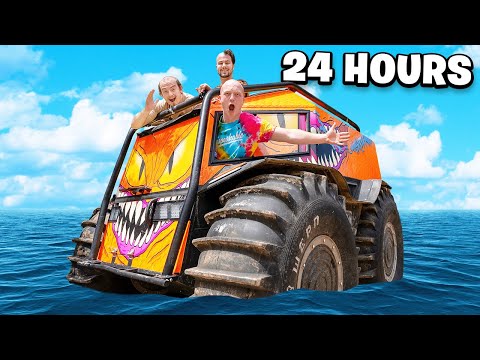 OVERNIGHT In My TANK Challenge! 24 HOURS
