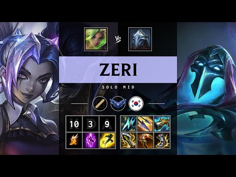 Zeri Mid vs Viktor: Legendary - KR Diamond Patch 14.24