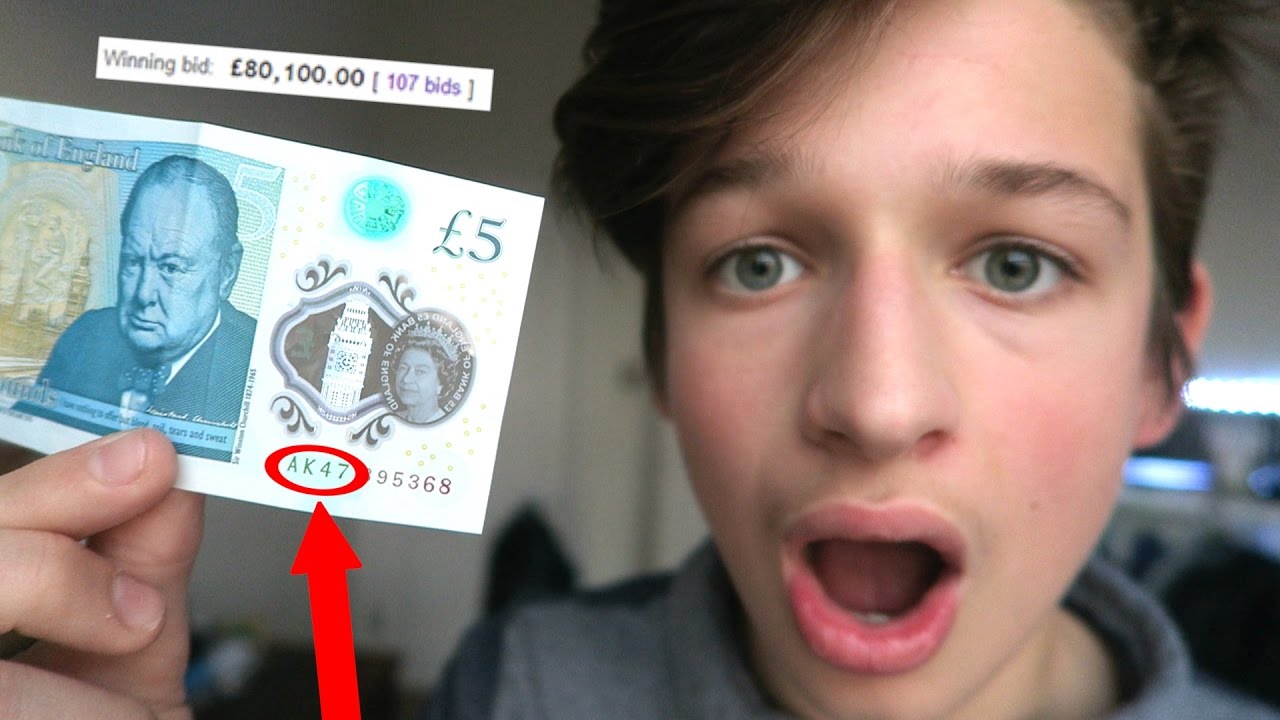 THIS £5 NOTE IS ACTUALLY WORTH £80,000!!!! 😱 😱 💷 💷