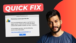 Photoshop Won't Open RAW Files Here's the FIX (2025)