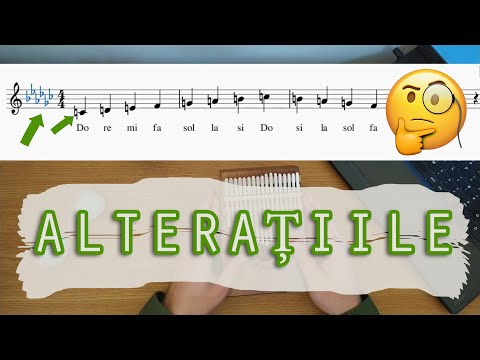 CUM se cântă la Kalimba - LECȚIA II: Alterațiile