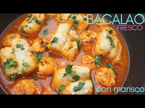 ¡Prepara el MEJOR PLATO de bacalao con MARISCO en solo 30 MINUTOS! 🦐😍 ¡Fácil y delicioso!