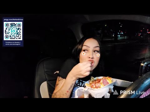 UBER AO VIVO NA MADRUGADA DE SÃO PAULO STEFANI DRIVER 