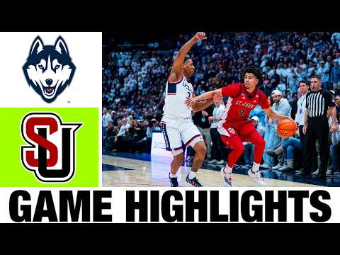 #6 UConn vs #15 St. John's Highlights | Men's Basketball | College Basketball 2026