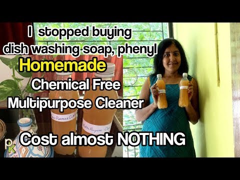 You will never throw Citrus Peels after watching this-Homemade All Purpose Chemical Free Cleaner