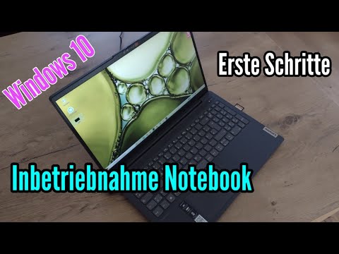 Unpacking and setting up the Lenovo ideapad 5 First steps Getting started with Windows 10