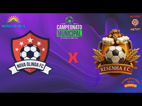 🔥 AO VIVO | Nova Olinda FC 🆚 Resenha F.C | Campeonato Municipal de Nova Olinda-TO 2026 | Amorim TV