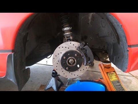 DIY: S13 Nissan 240sx Q45 Brake upgrade