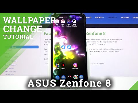 How to Download and Apply Live Wallpaper on ASUS Zenfone 8 – Apply Magic Fluid Wallpaper