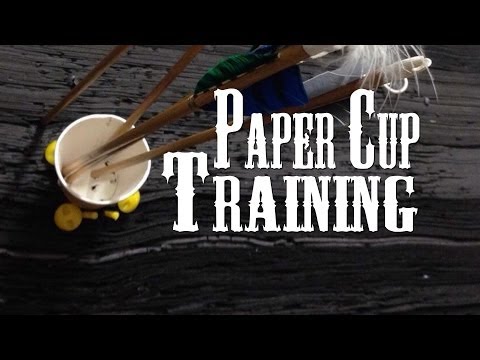 Instinctive Archery: Paper cup Training