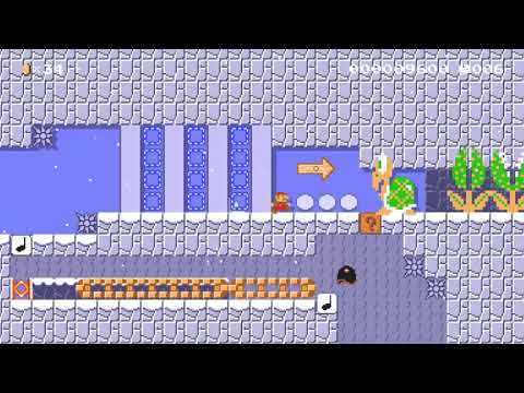 Super Mario Maker 2 The Ice Speedrun! (20's)